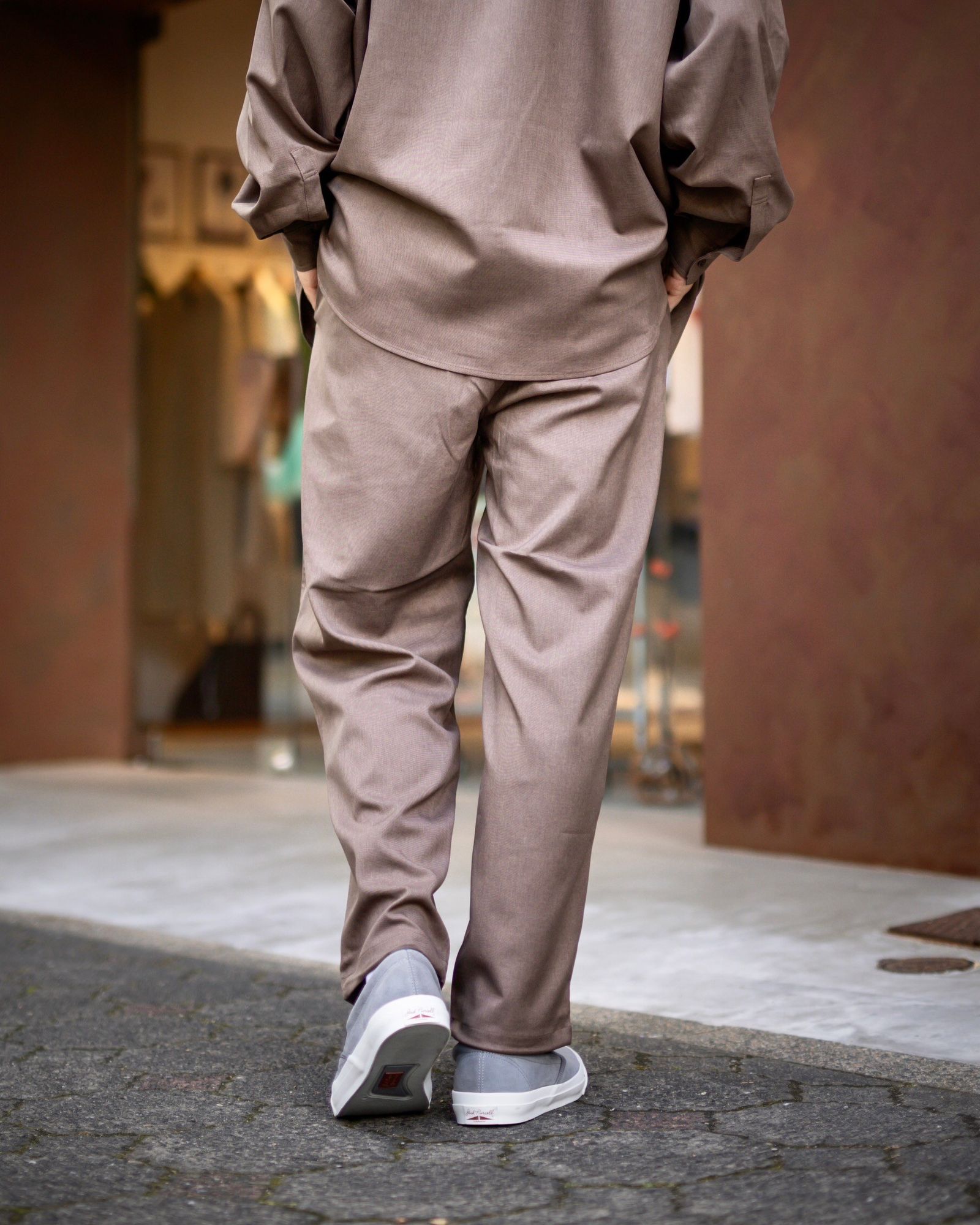 フレッシュサービス WOOLY TWILL TROUSERS(FSC243-40178)BROWN