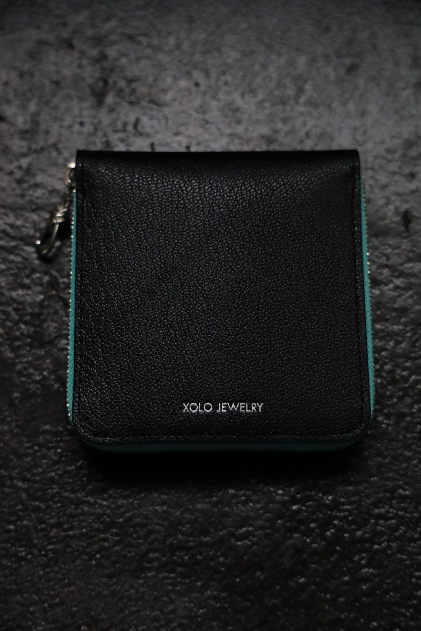XOLO JEWELRY ショロジュエリー / Round Zip Wallet (XOWC002TEA) TEAL