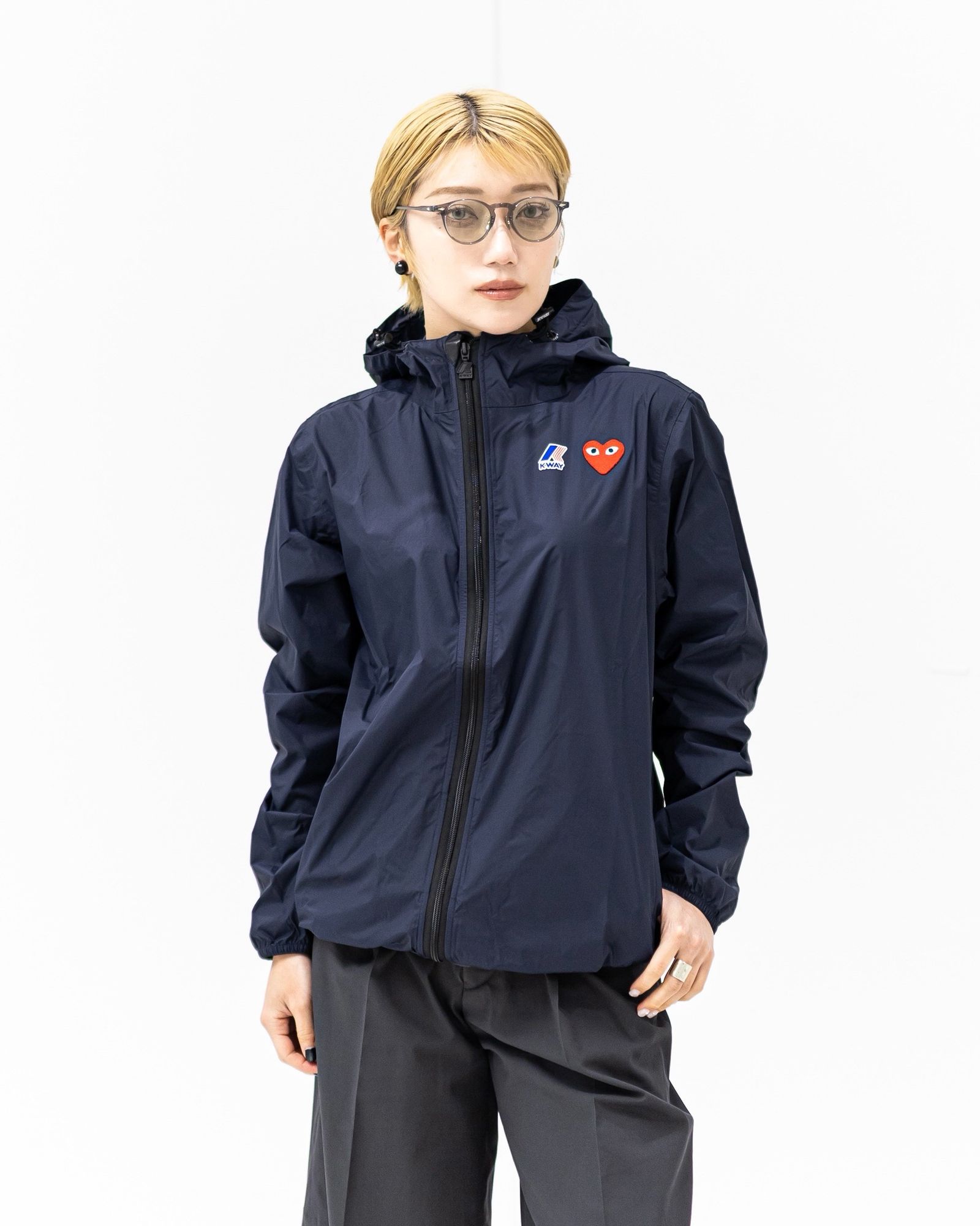 PLAY COMME des GARCONS   K-WAYコラボ FULL ZIP HOODIE style.2026.03.26