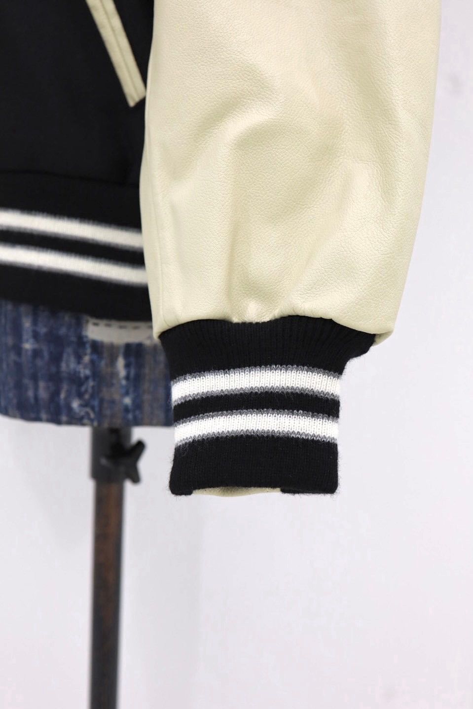 セントマイケル 26AW Sared Heart GB_VARSITY JKT(SM-MK1-0000-C32)BLACK+WHITE
