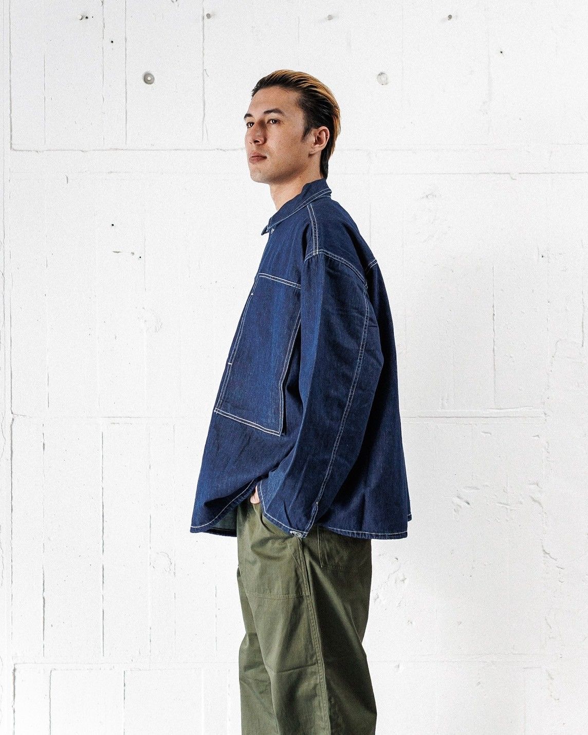 フレッシュサービス DENIM PULLOVER SHIRT(FSC251-50135OW)ONE WASH☆2月22日(土)発売！