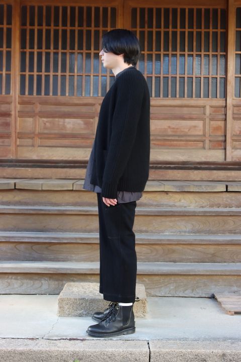A.PRESSE  Fisherman Cardigan Sweater(21AAP-03-02M) style.2021.12.24