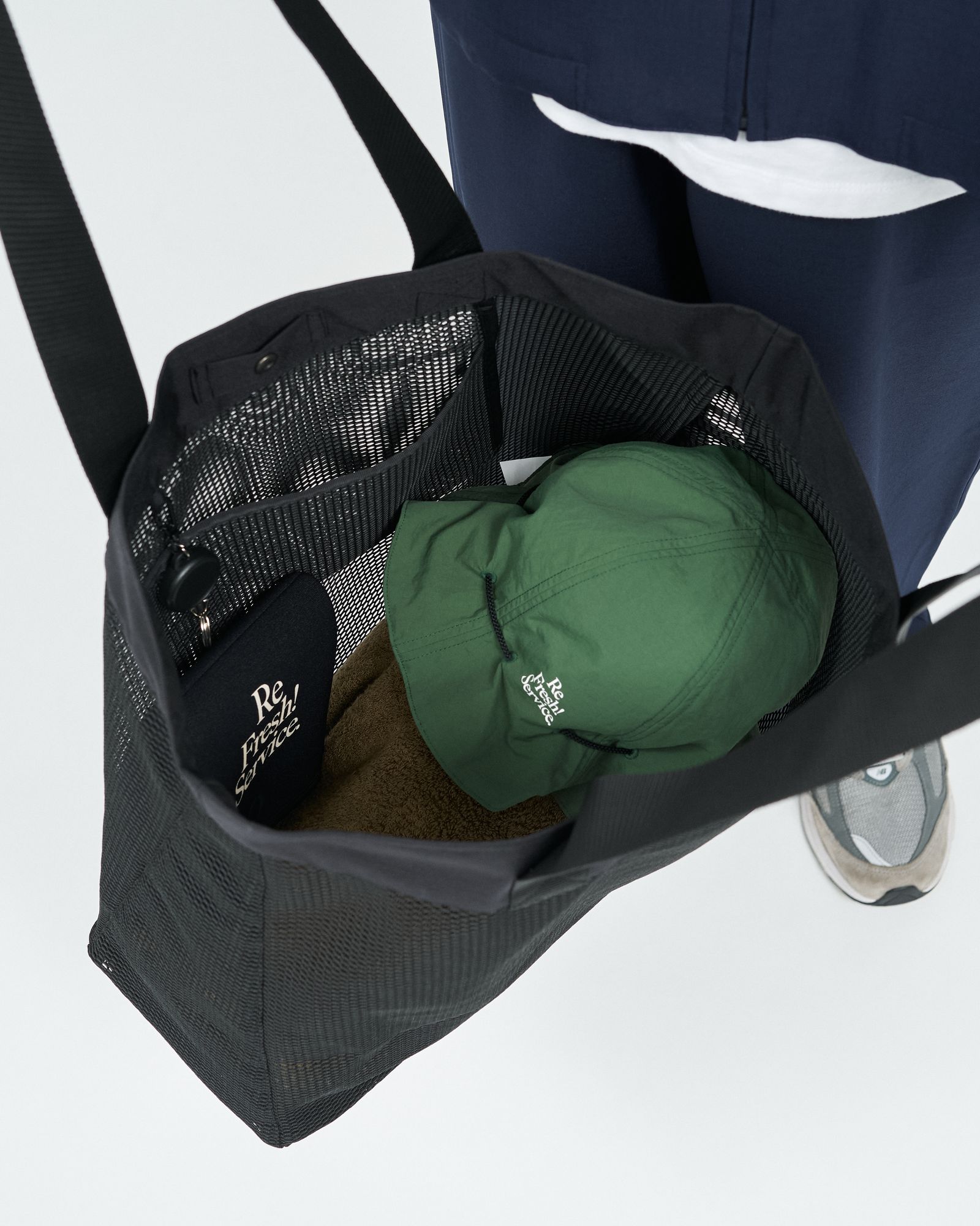 ReFresh!Service. MESH SHOULDER BAG(FSR261-90275)BLACK☆3月28日(土)発売！