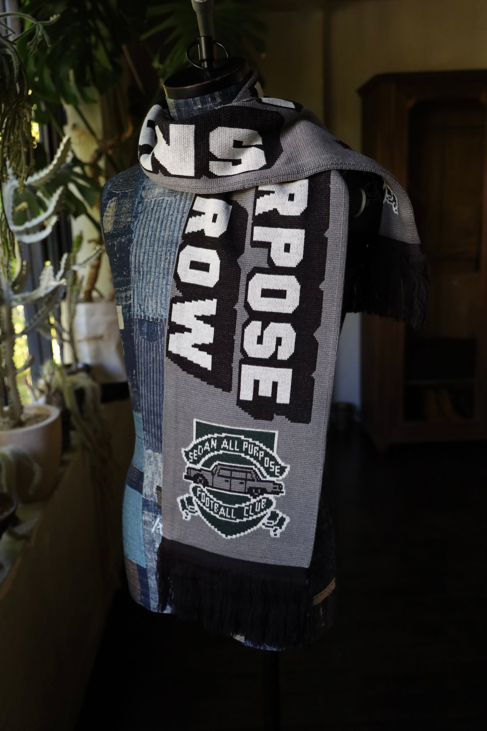 セダンオールパーパス FW24 Football Scarf(SD24F-ACO3)Grey☆11月9日(土)新作発売！