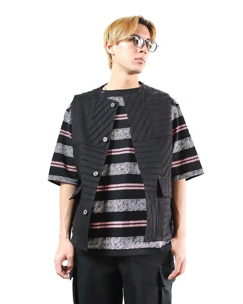 ヨーク24SS BONDING OPAL WORK VEST style.2024.2.23