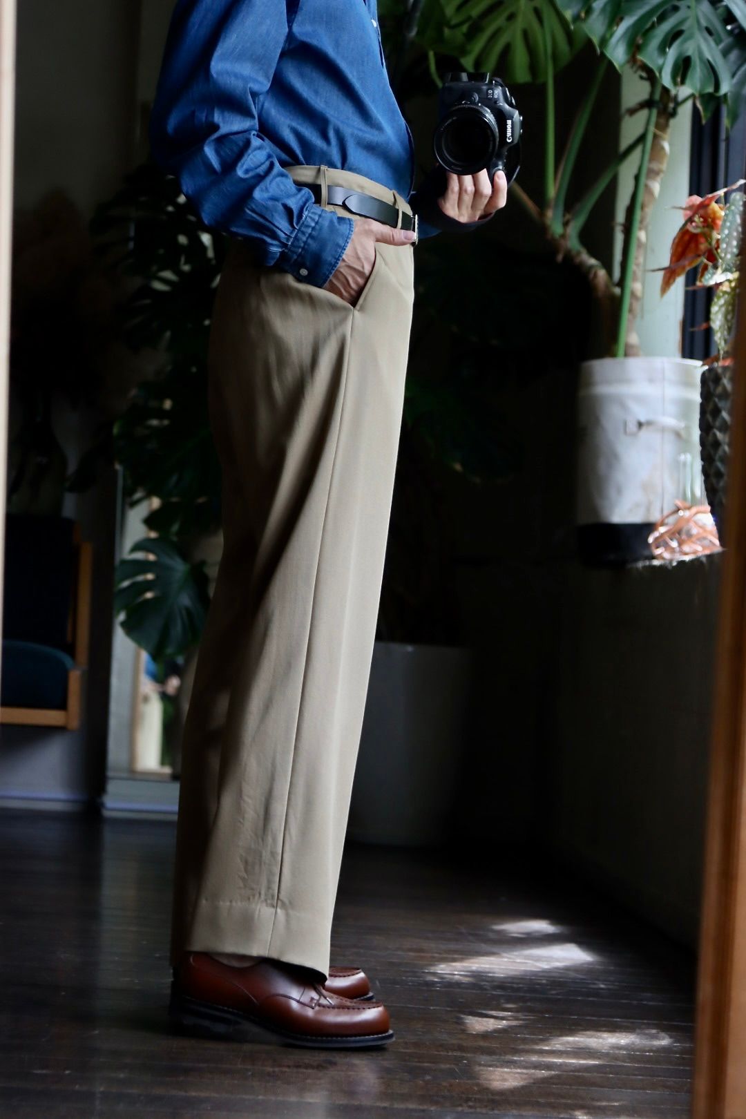 a.presse カシミヤウールスラックス A.PRESSE アプレッセ 23AW U.S.ARMY Dress Trousers スラックス