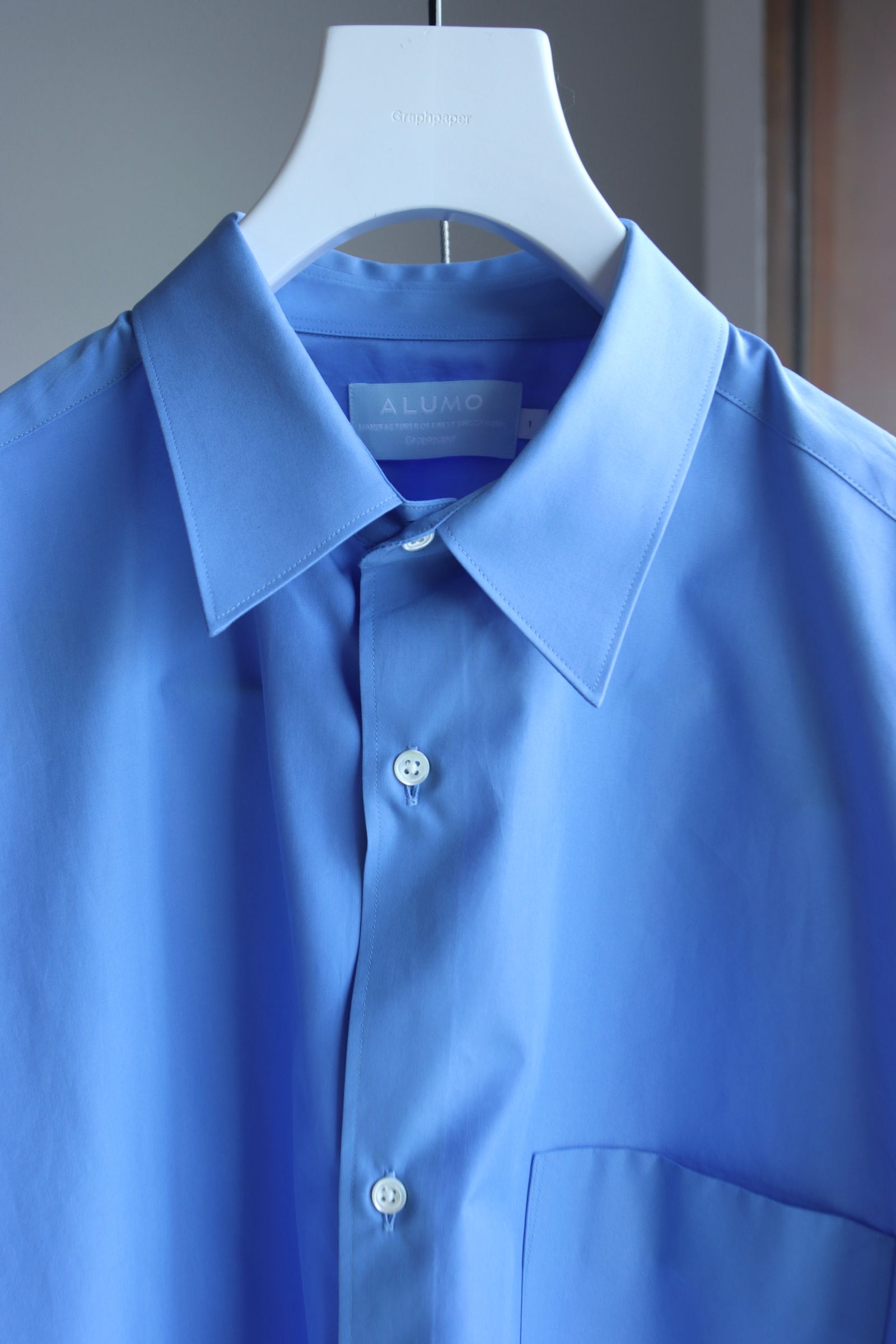 Graphpaper - グラフペーパーシャツ 25SS ALUMO for GP L/S Graphpaper - グラフペーパーシャツ 25SS ALUMO for GP L/S