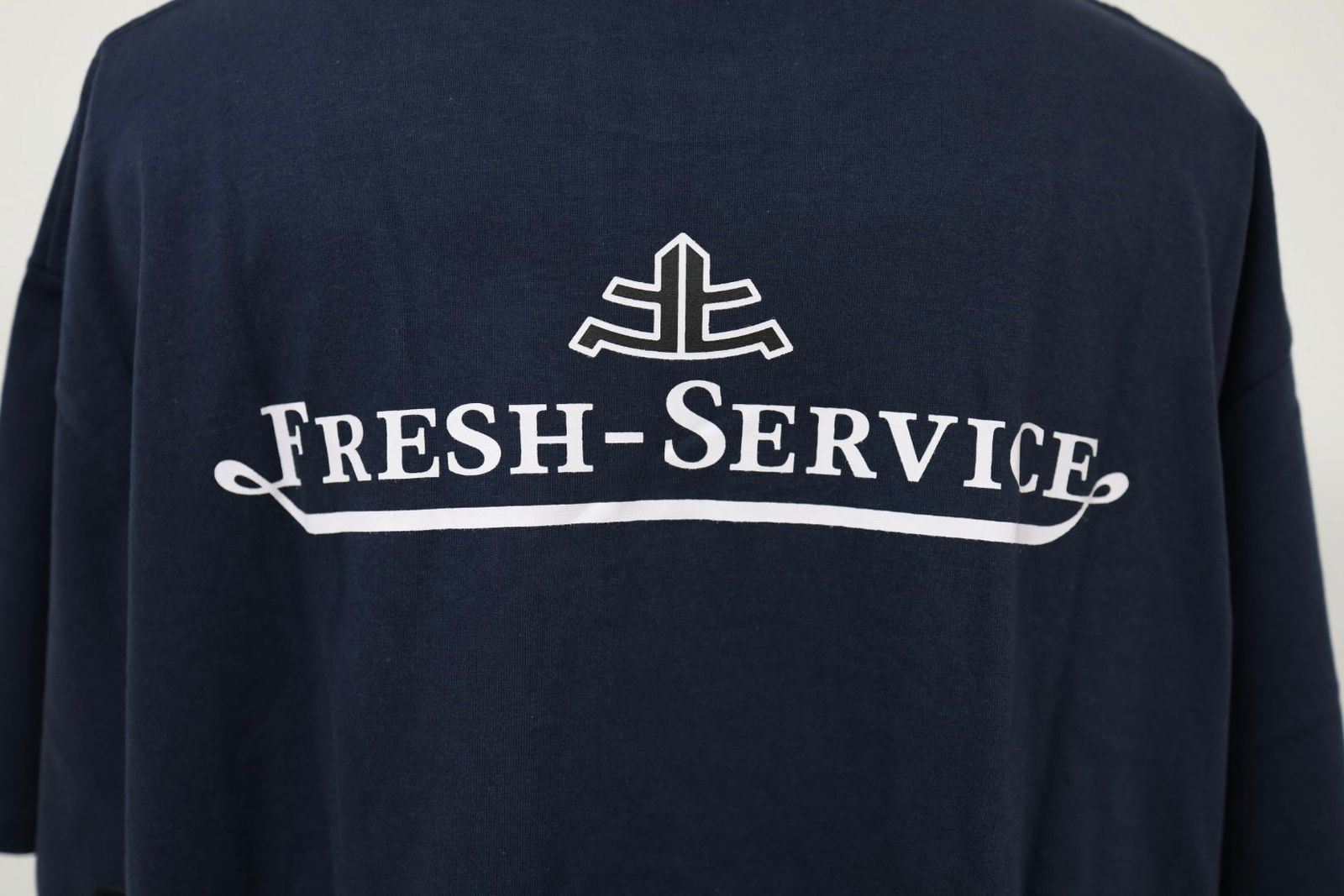 フレッシュサービス CORPORATE PRINTED S/S TEE "FF"(FSC263-70137)NAVY☆7月25日(土)新作発売！