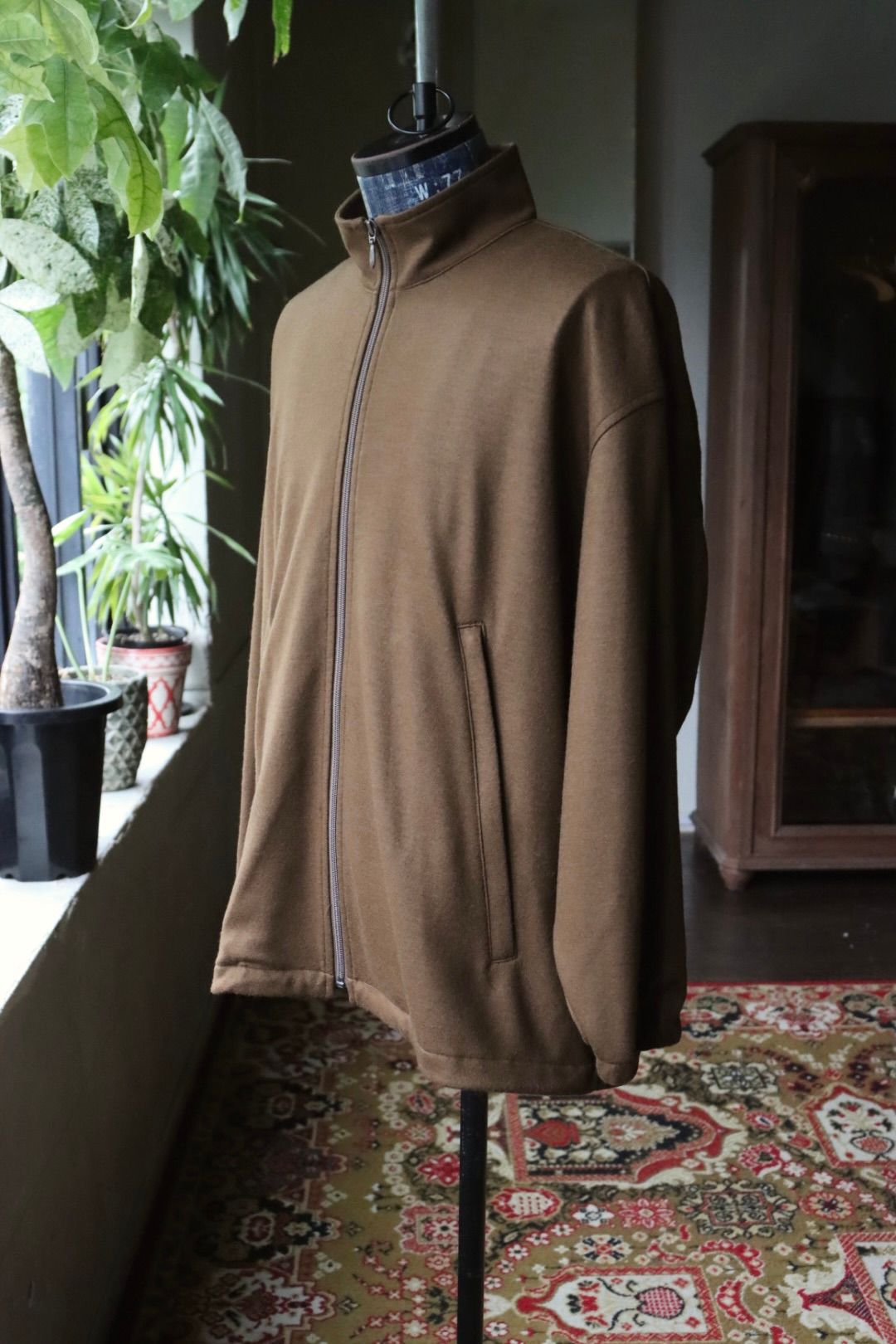 グラフペーパー 25AW Wool Smooth Flannel Track Blouson(GU253-30220B)BROWN☆10月4日(土)新作発売！