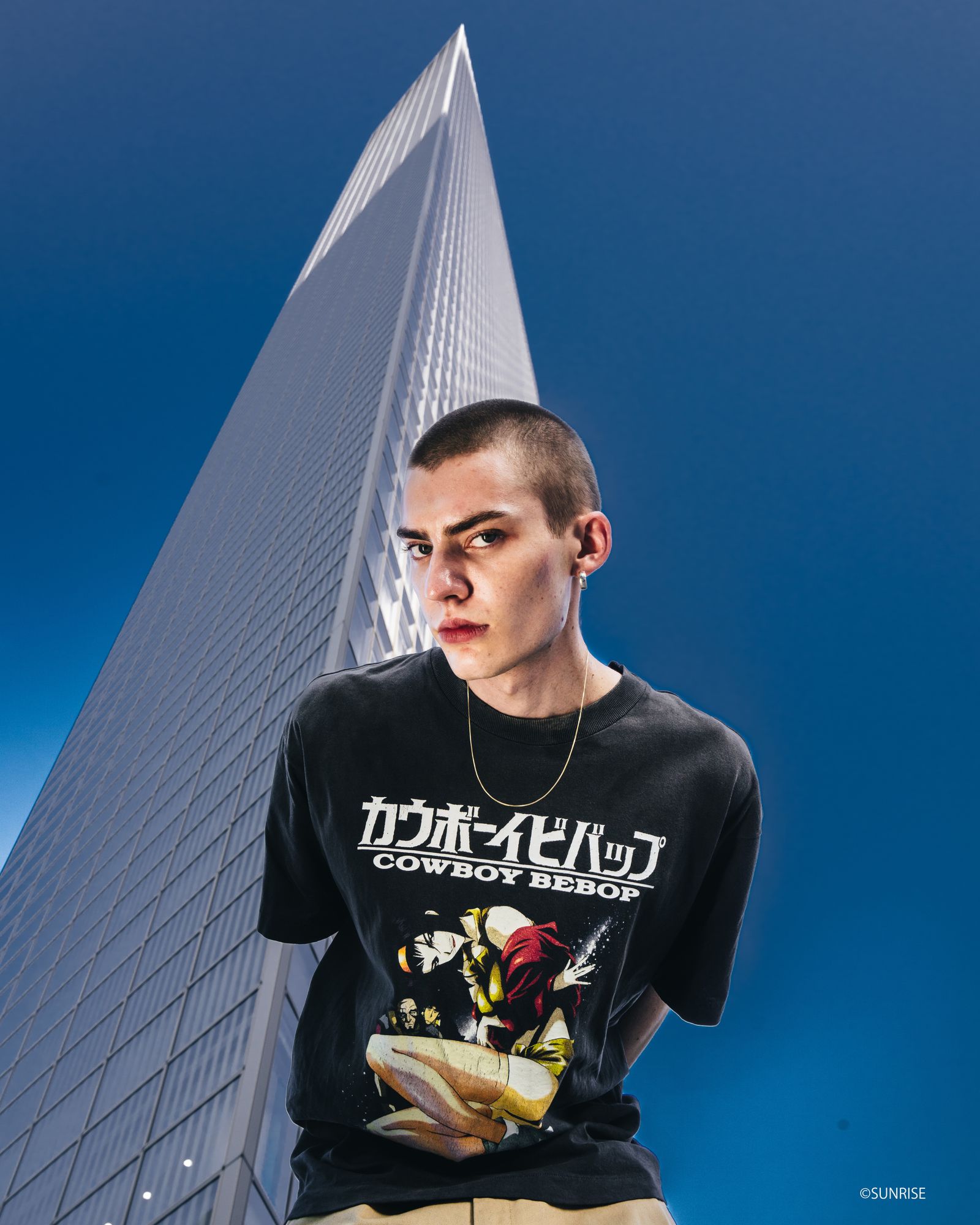 セントマイケル25SS カウボーイビバップ CB_SS TEE(SM-HR8-0000-C04)BLACK