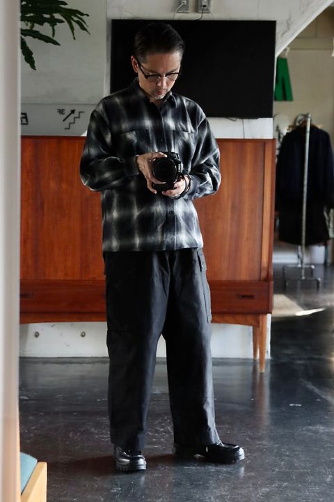 アプレッセ22FW MT Trooper Pants"BLACK"スタイル