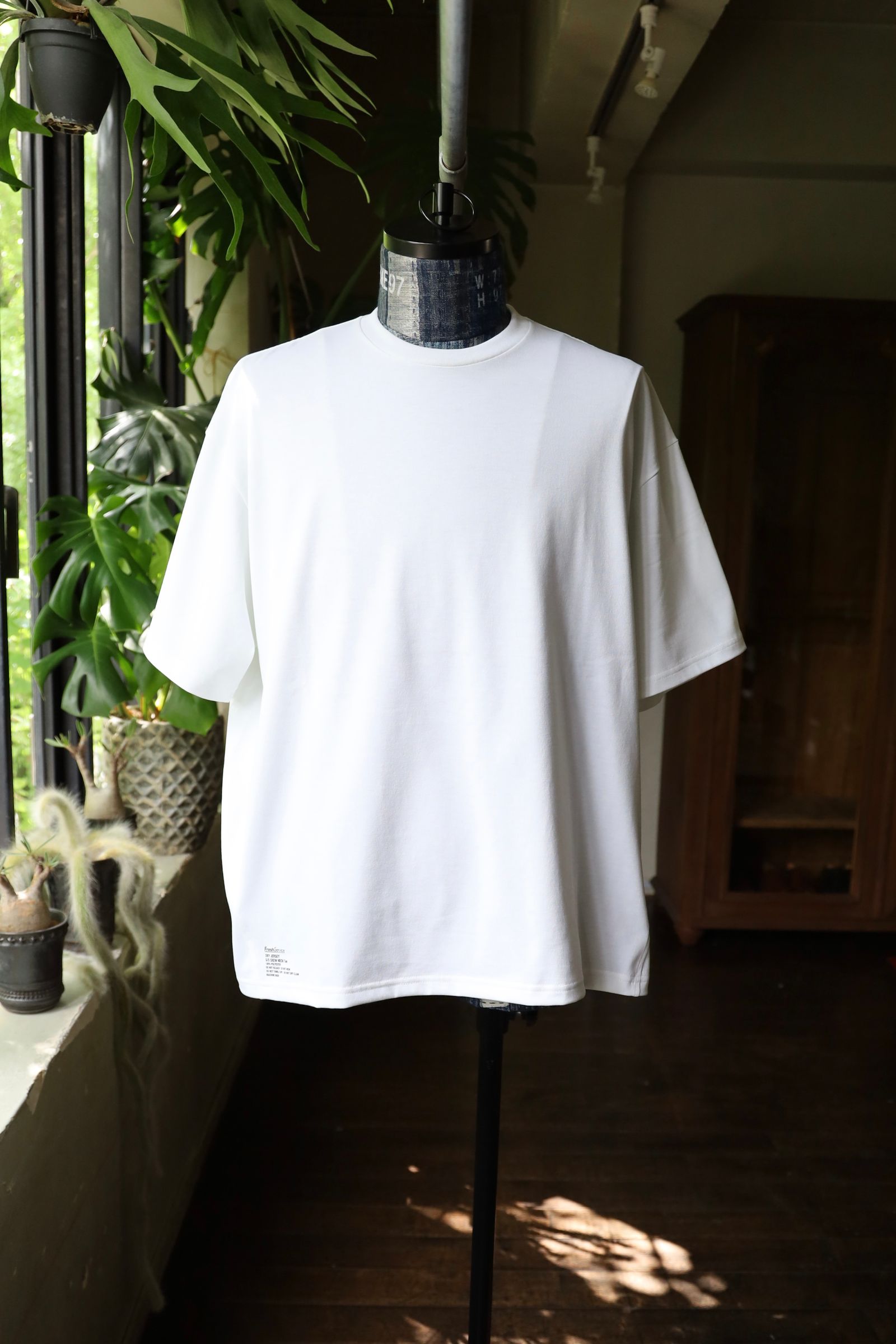 フレッシュサービス DRY JERSEY S/S CREW NECK TEE(FSC253-70083B)WHITE★7月26日(土)発売！