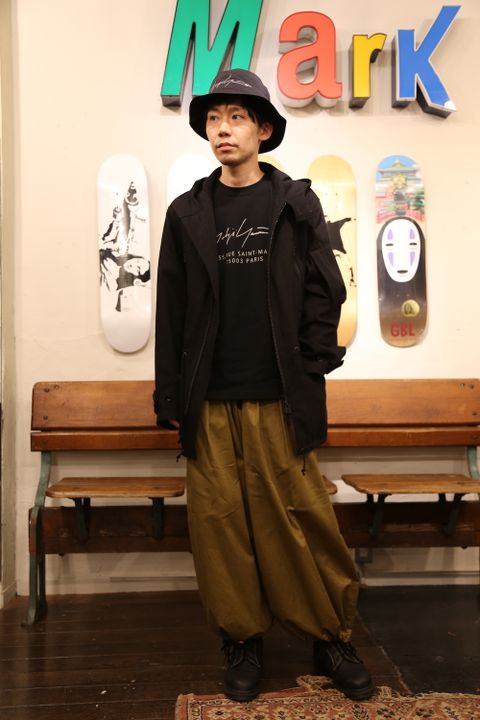 Yohji Yamamoto FW20アドベンチャーライト  GORE-TEX PACLITE シグネチャーロゴ"BLACK"Style.2020.11.8.