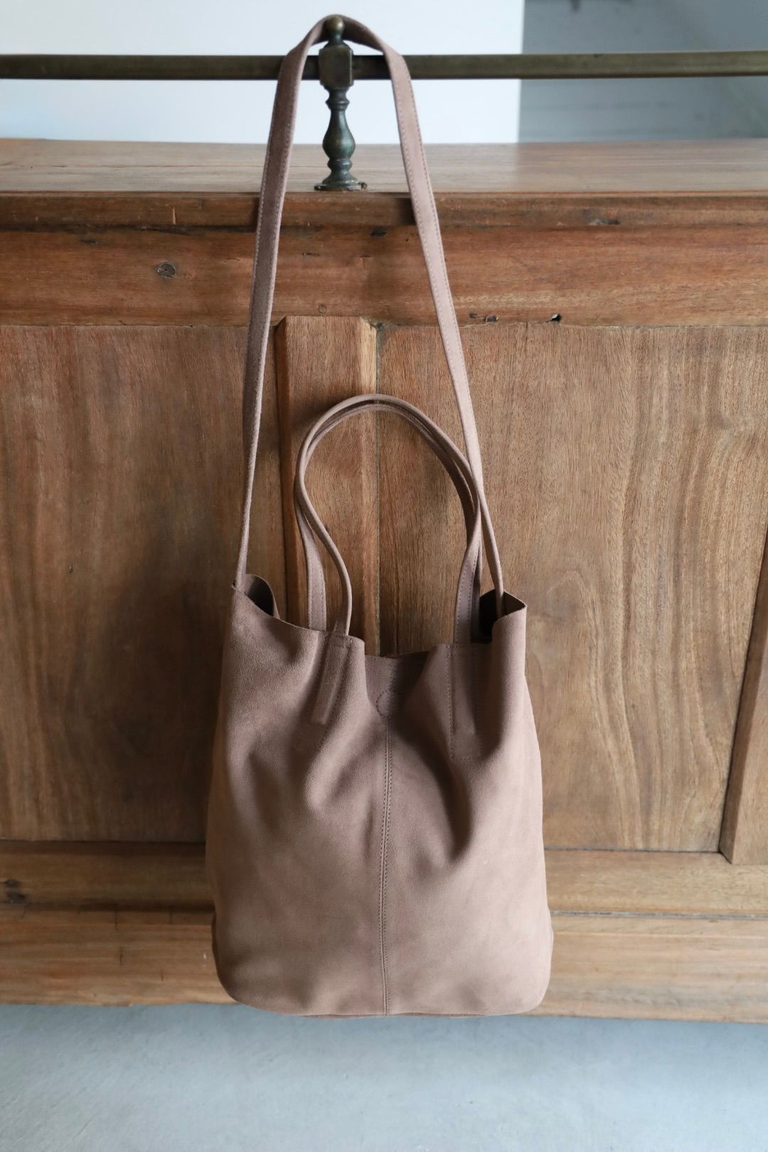 Morphee / モルフェトートバッグ 3WAY MIDIUM TOTE(SHORT)SUEDE [ELEPHANT]☆新作発売！