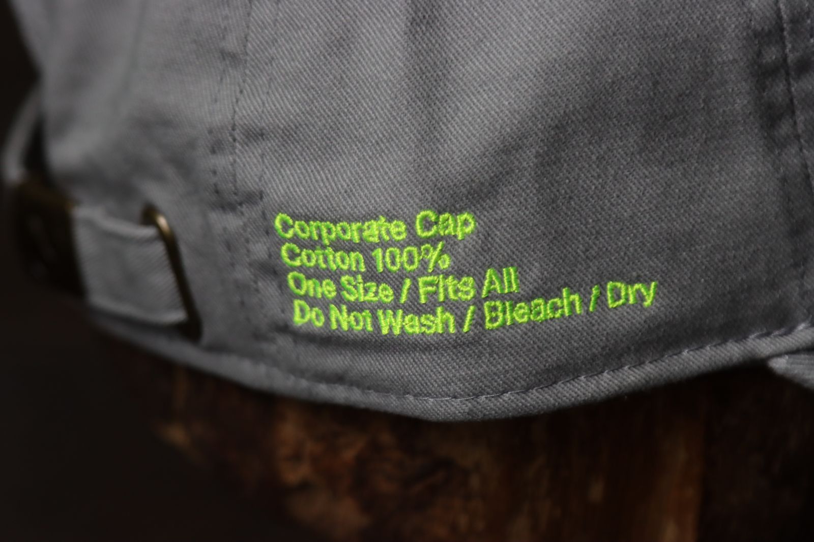 フレッシュサービス キャップ CORPORATE CAP(GRAY)☆8月2日(土)再入荷！