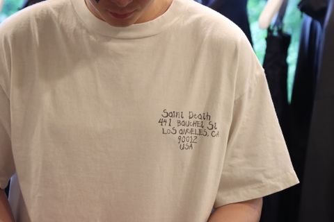 ©SAINT M×××××× セントマイケル22SS ×DENIM TEARS SAINT DEATH TEE style.2022.4.26