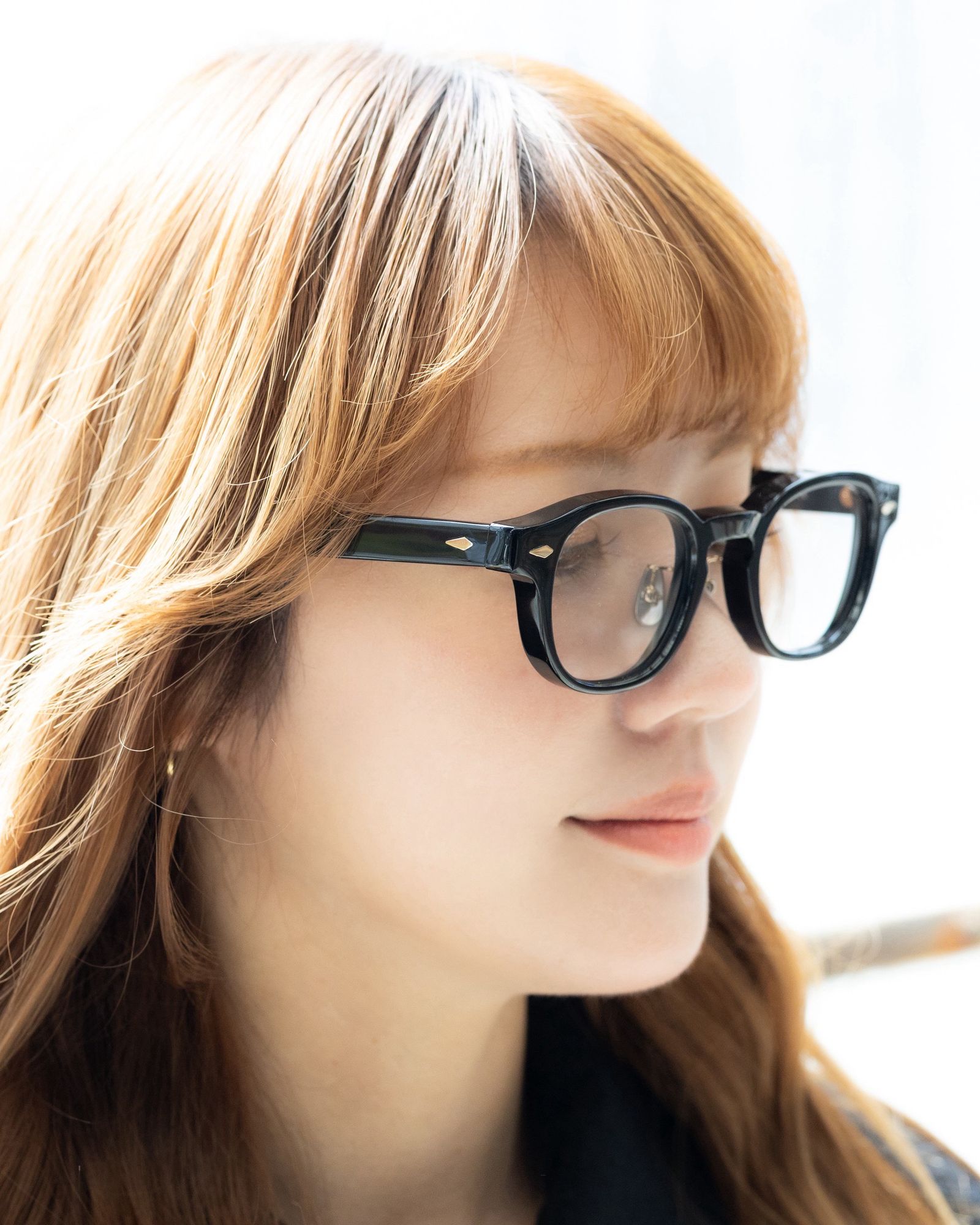 ノチノオプティカル "NOCHINO FR" #1.GLOSS BLACK × CLEAR to GREY (調光モデル)