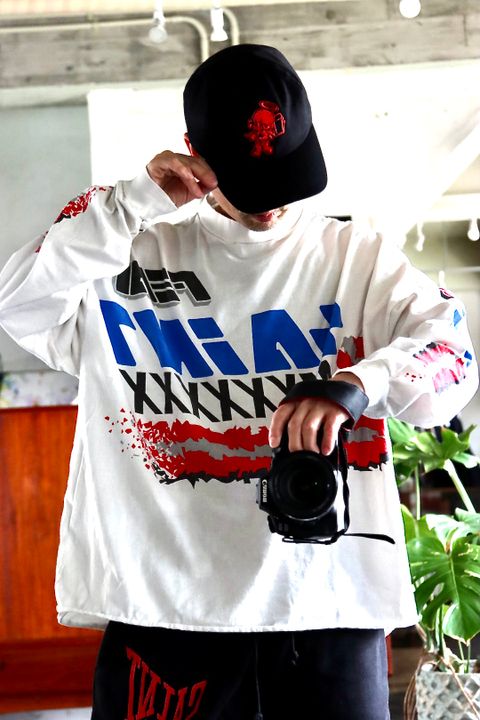 ©SAINT M×××××× LS TEE MOTO"WHITE"style.