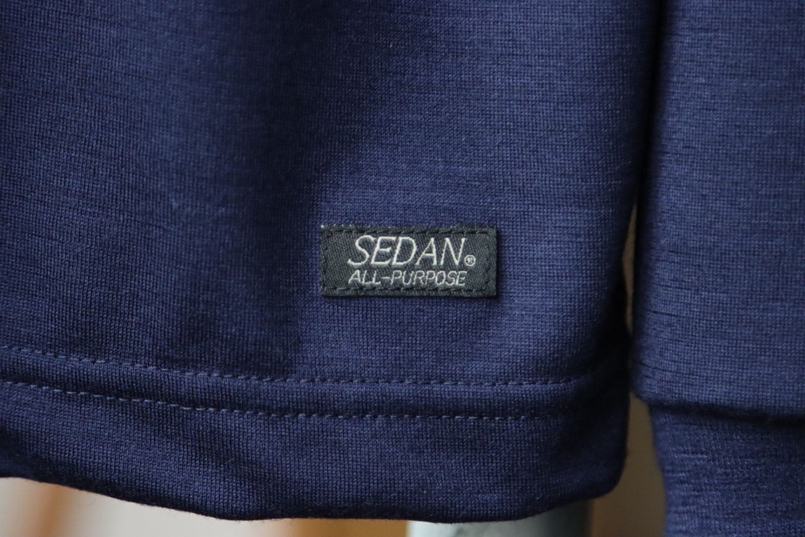 セダンオールパーパス23FW OG LOGO WOOL JERSEY L/S TEE(SD23F-CT02)NAVY