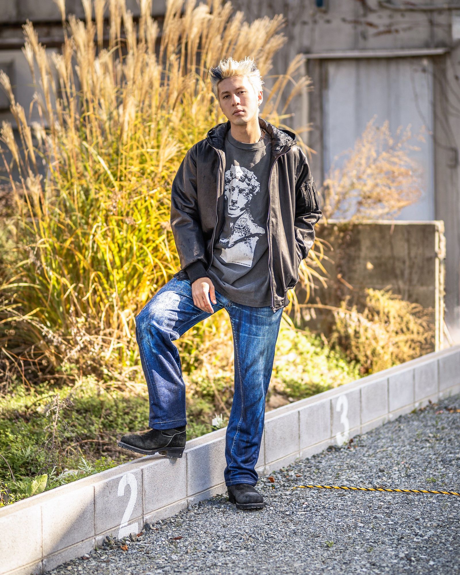 TALKING ABOUT ABSTRACTION PRINT STARIGHT PT(BLUE) 12月13日(土)新作発売！