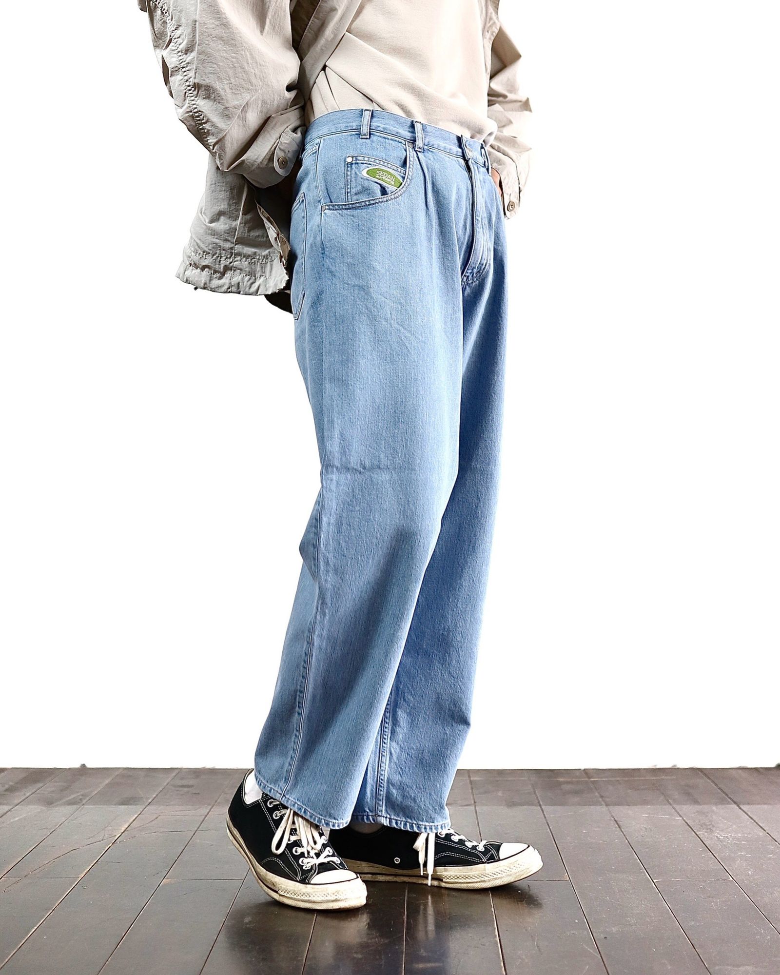 SEDAN ALL-PURPOSE SS24 新作Big Light Jacket&Oval Logo Denim