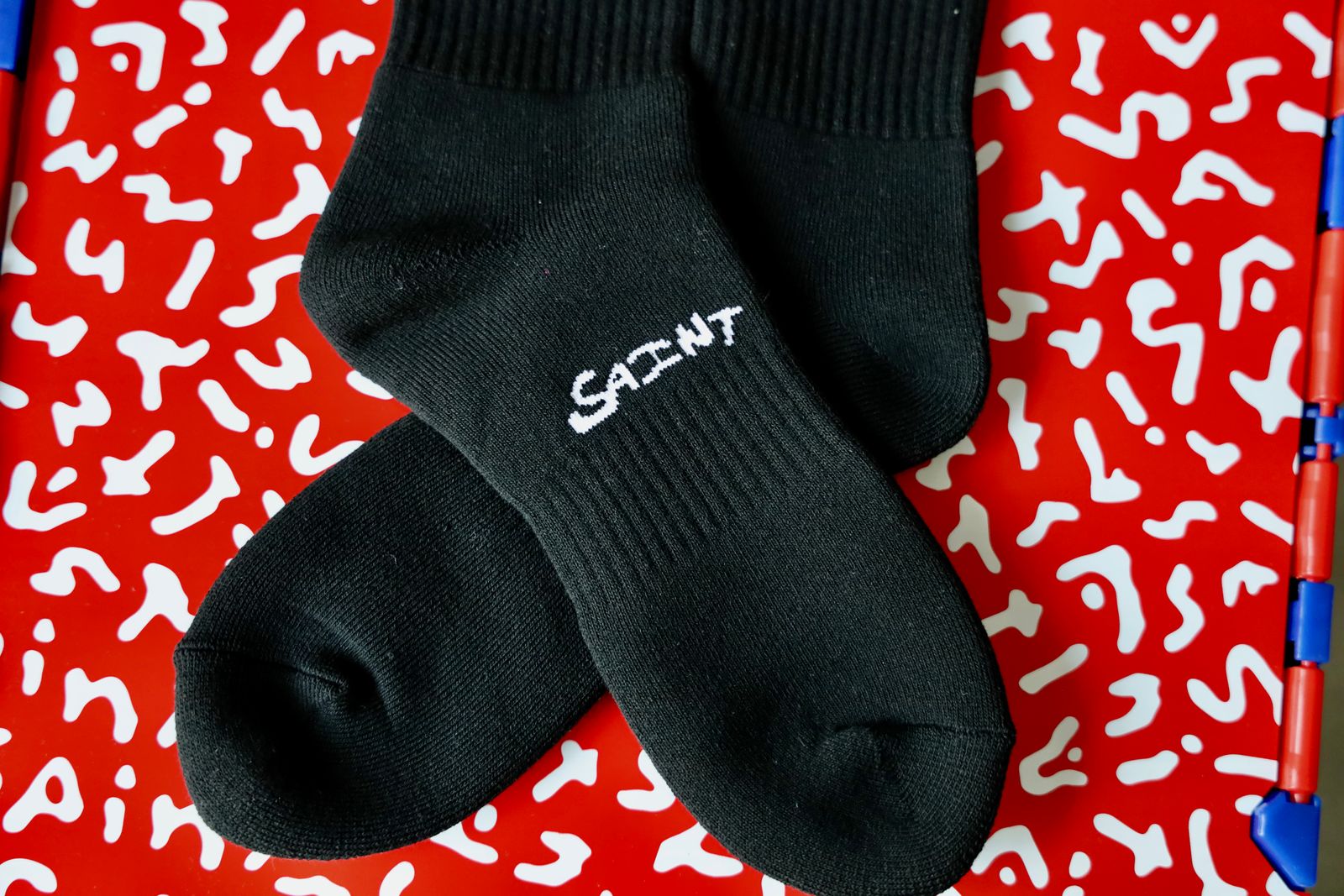 セントマイケル EYES_SOCKS(SM-HR1-0000-104)BLACK☆7月6日(日)発売！