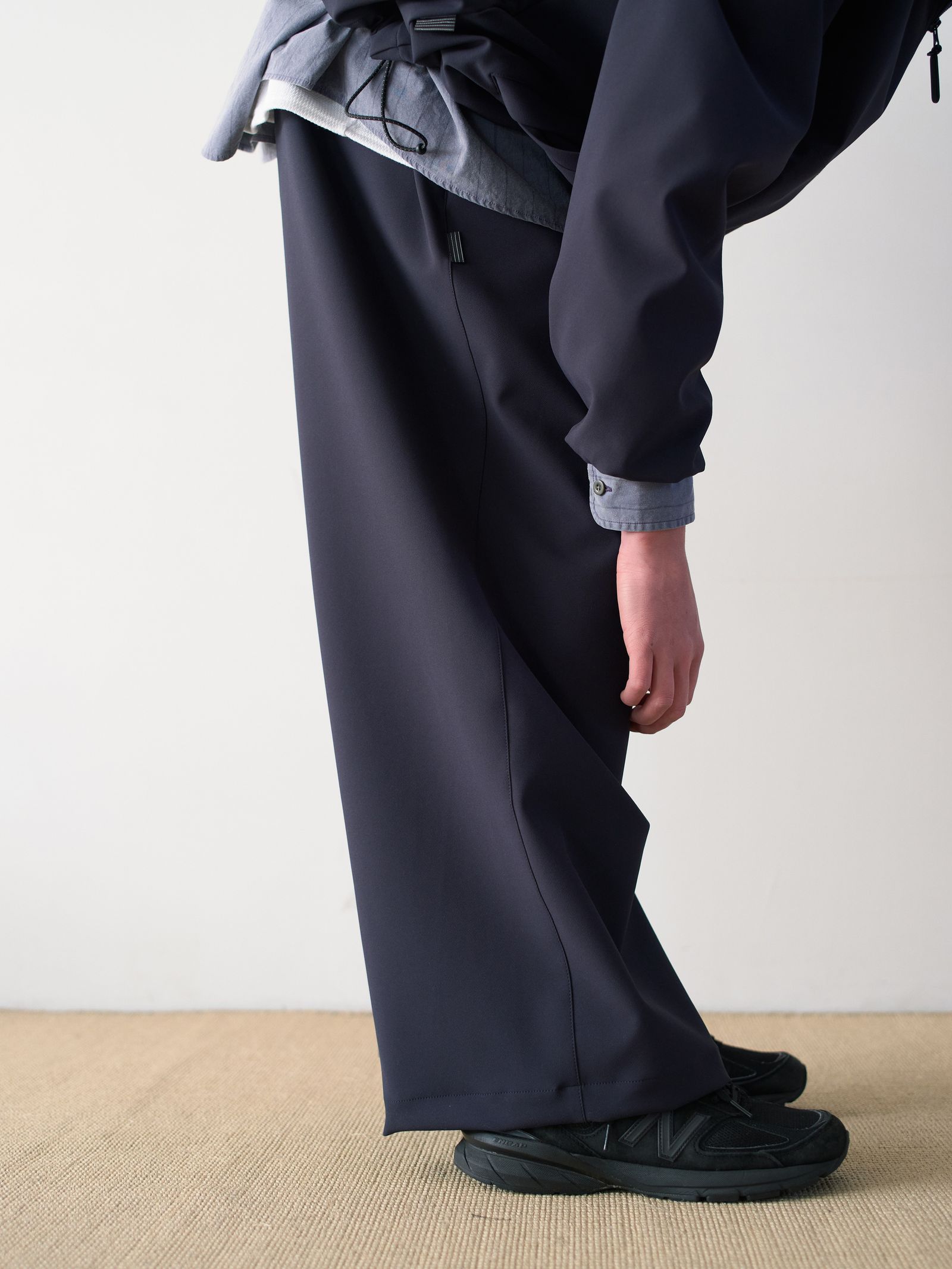 S.F.C 25FW エスエフシー WIDE TWO TUCK BAGGY PANTS (SFCFW25P07)Black
