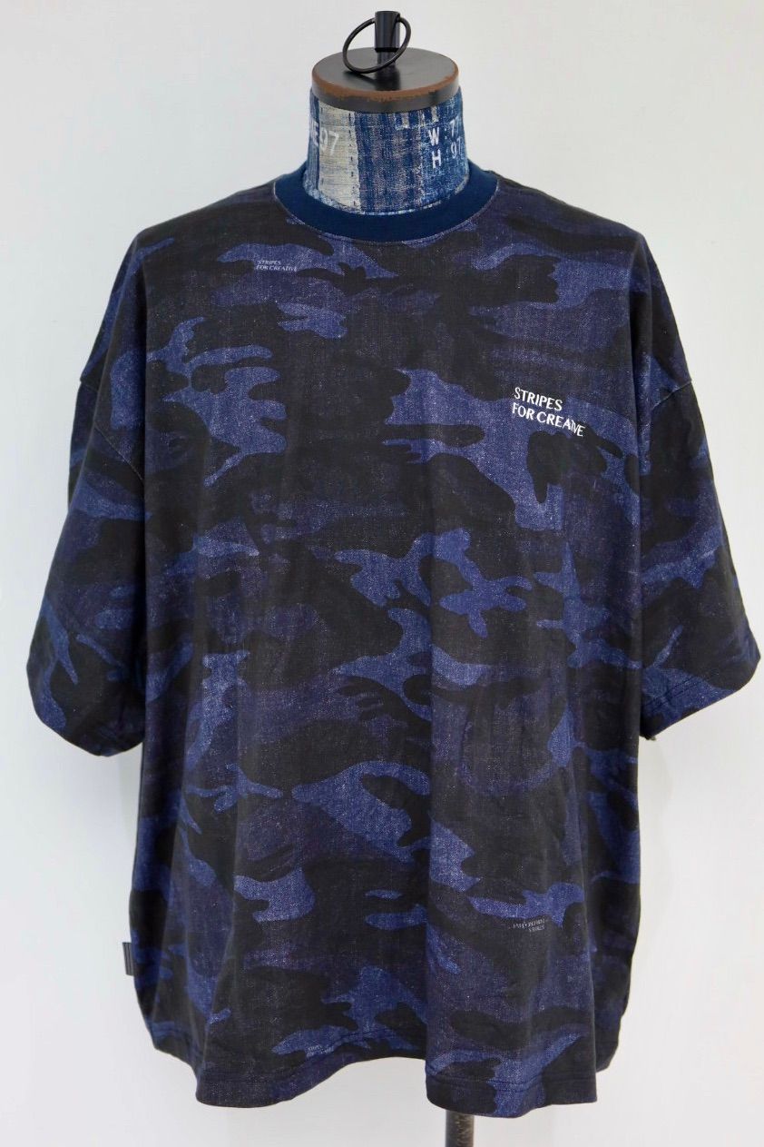 S.F.C 26SS エスエフシー SUPER BIG OG CAMO SS TEE(SFCSS26CS08)Navy Camo