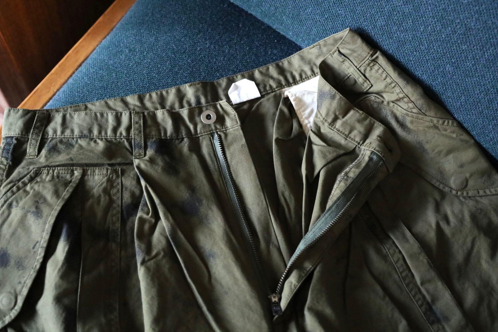Gurank グランク Poplin camouflage cargo pants(2552)KHAKI/BLACK★新作発売！