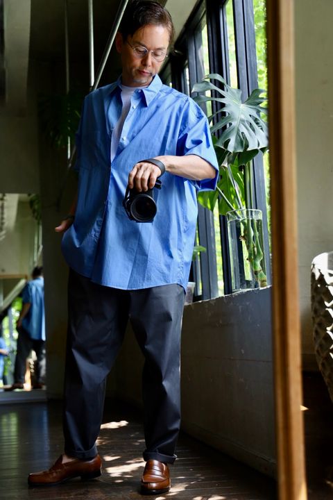 Graphpaper Solotex Twill Chef Pants"C.GRAY"スタイル2024.5.27.