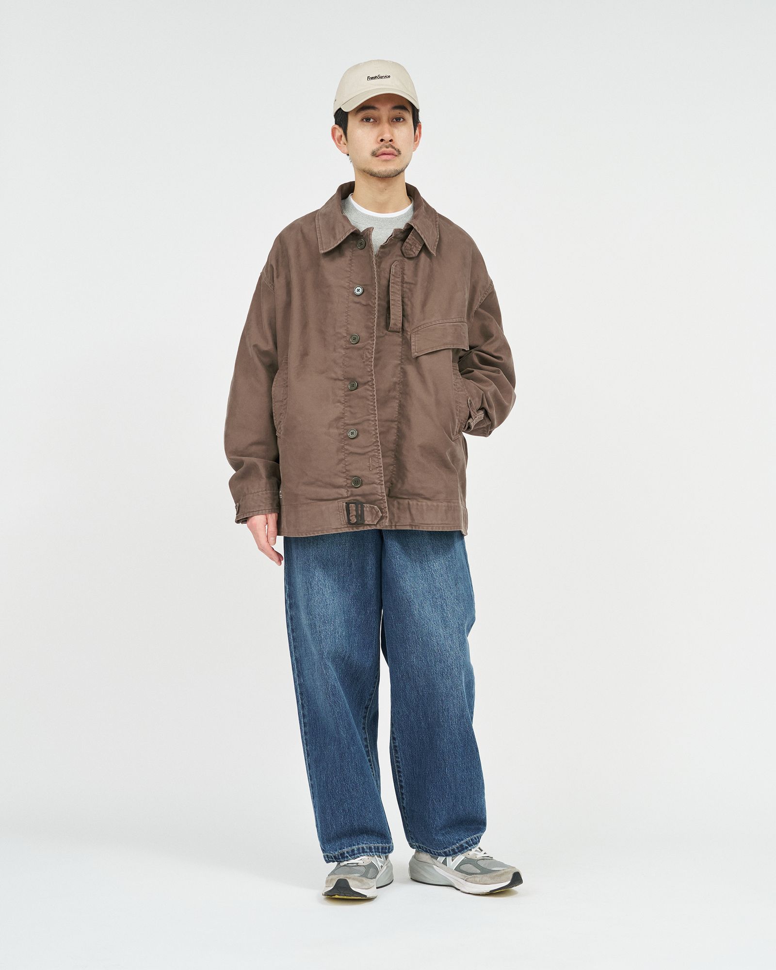 フレッシュサービス MOLESKIN TANKERS JACKET(FSC261-30216)MUD BROWN★2月21日(土)発売