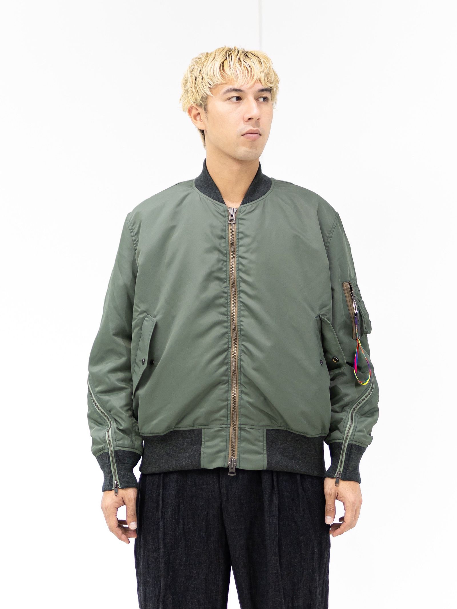イズネス26AW Bomber Jacket(26AW_32_1008AWJK01)KHAKI☆9月19日(土)発売！