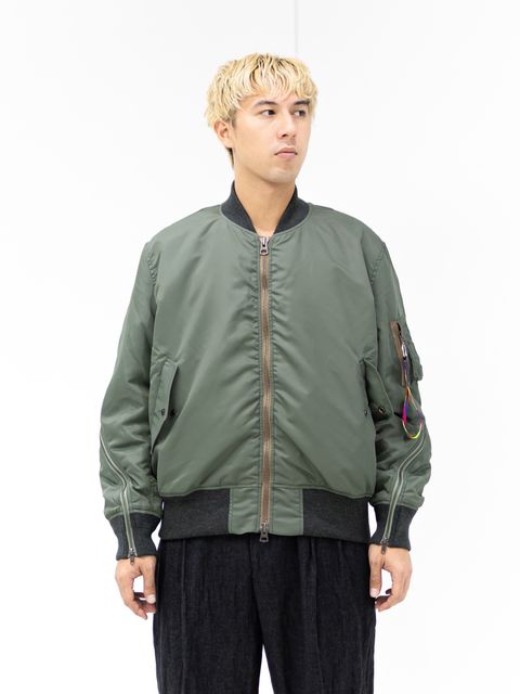 イズネス26AW Bomber Jacket(26AW_32_1008AWJK01)KHAKI☆9月19日(土)発売！