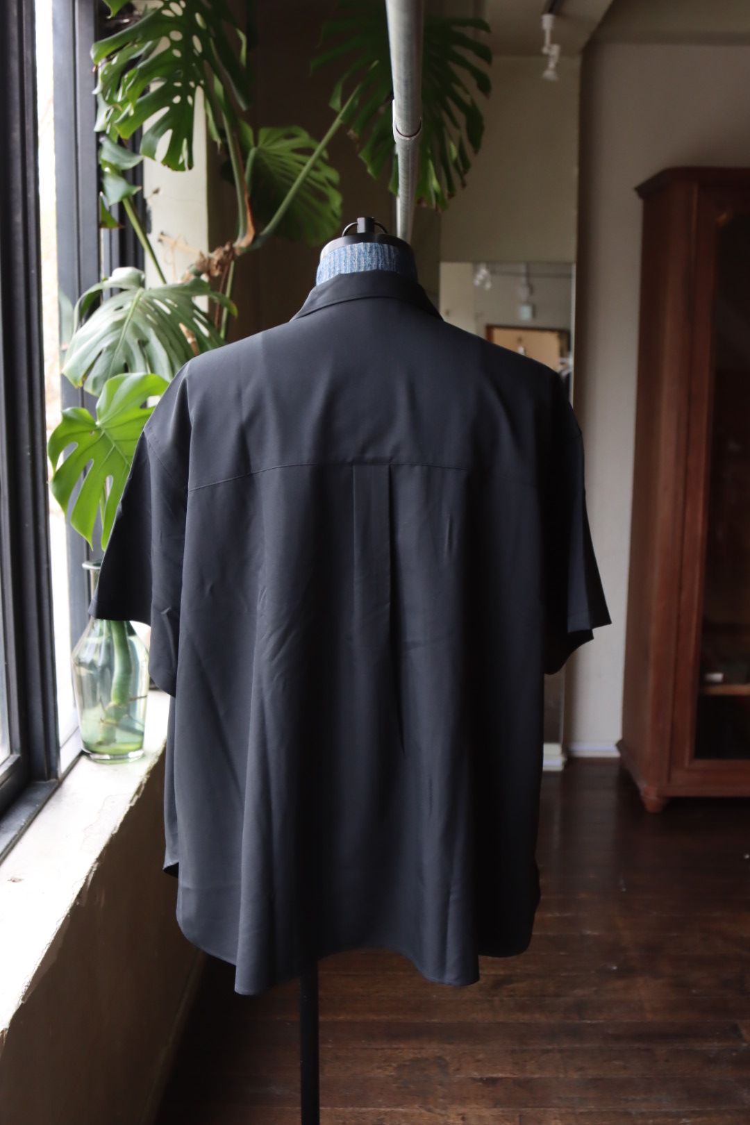 トップス \"COOLFIBER OPEN COLLAR S/S SHIRT\" COOLFIBER OPEN COLLAR S/S SHIRT #BLACK [FSC251-50134] – ciacura