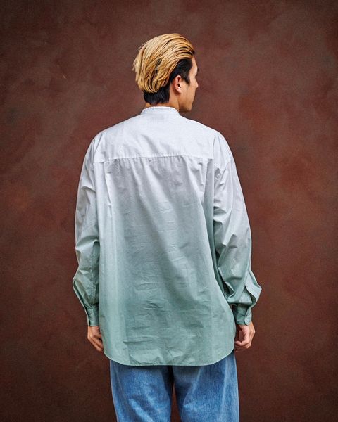 グラフペーパー Broad L/S Oversized Band Collar Shirt スタイル 2月8日(土)新作発売！