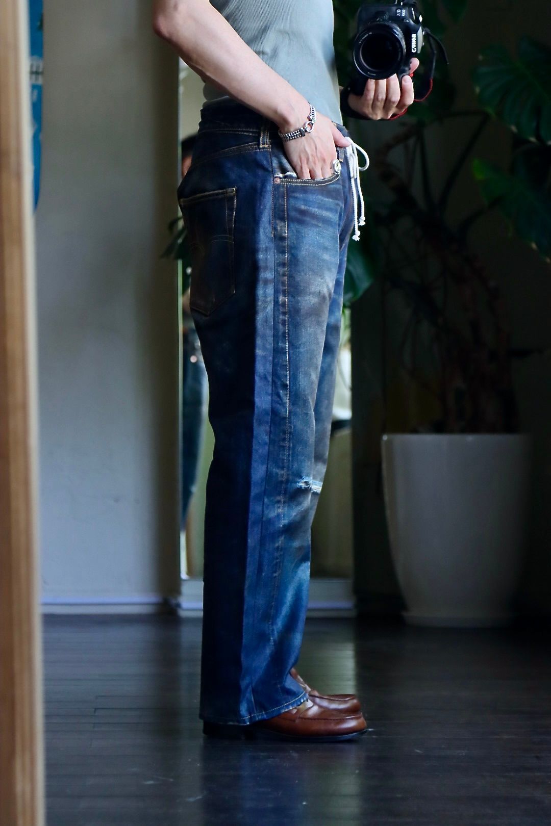 ジュンヤワタナベマン23SSベルベルジン×Levi'sトリプルネームパンツ(WK-P902-100) ☆4月23日再入荷！