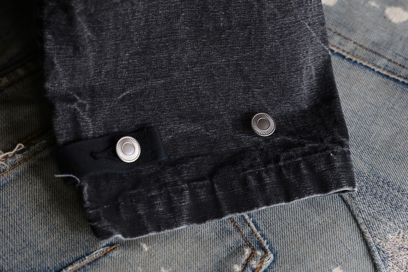 アプレッセ 2025 STYLE2 Vintage US Navy Zip Hoodie (25AAP-01-54)BLACK