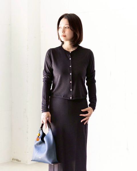 blurhms 25FW  Wool Rib Cardigan style.2025.07.28