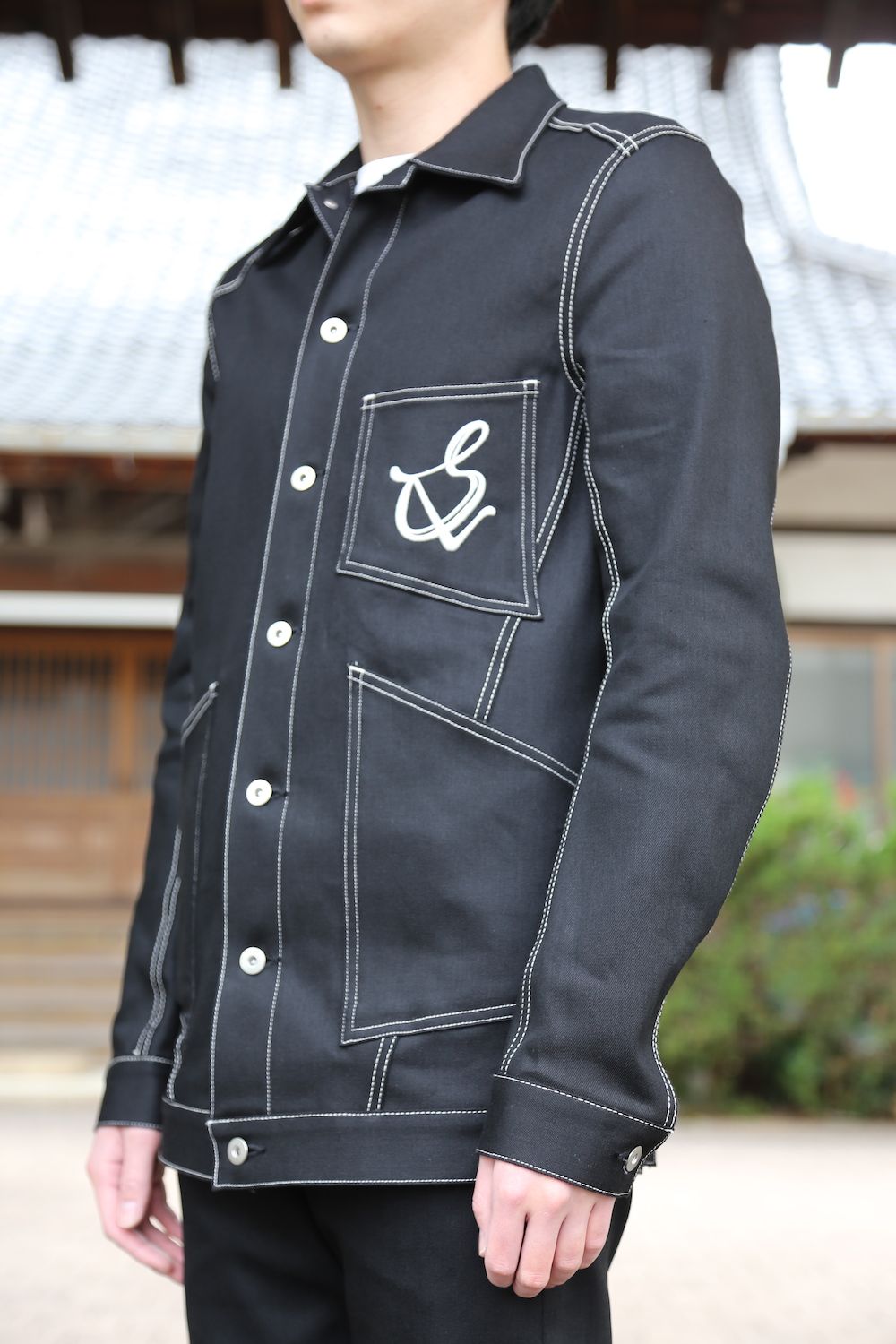 sulvam] 21SS Mens slim denim jacket S | gamescaxas.com