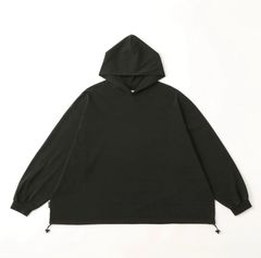 S.F.C 25FW エスエフシー SIDE STRIPE HOODY LS TEE (DISCHARGED) (SFCFW25CS07)Black☆10月25日(土)発売！