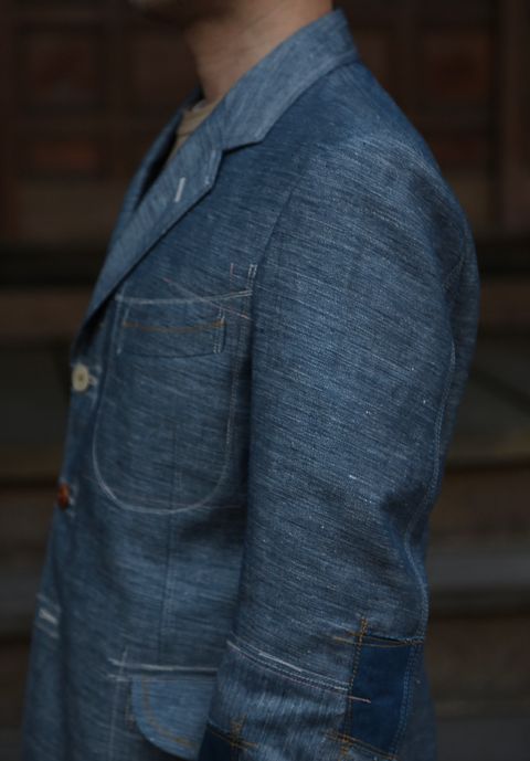 JUNYA WATANABE MAN 綿リネンデニムジャケットstyle.2021.2.7.