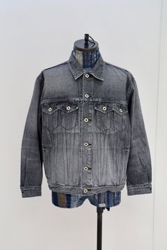 ファンダメンタル デニムジャケット THIRD THIRD JACKET 3YR WASH(FA25JK33U-BK)BLACK