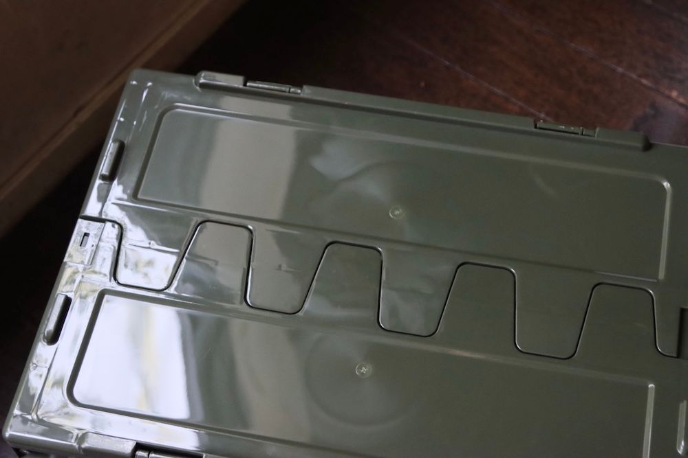 フレッシュサービス FOLDING CONTAINER w/2 DOORS "OLIVE"