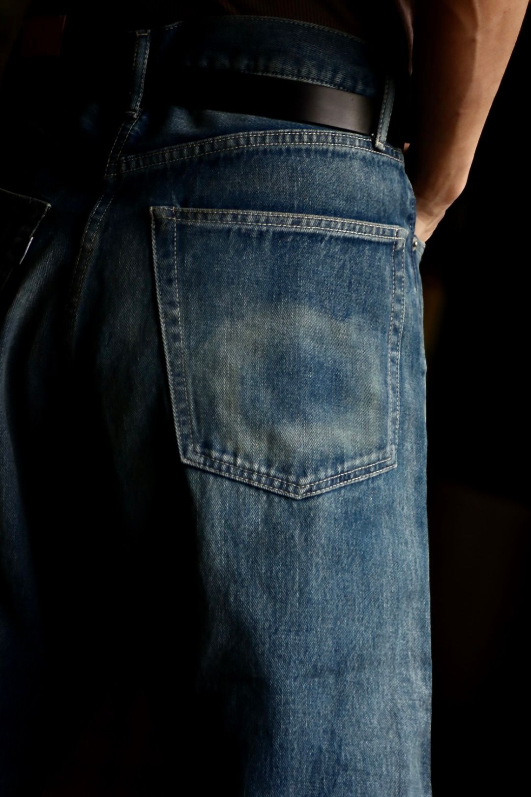 Graphpaper Selvage Denim Five Pocket wide Straight Pantsスタイル.2023.7.31.