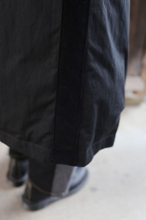 COMME DES GARCONS HOMME 新作CdGH綿ナイロンウェザーコート style.2020.12.8.