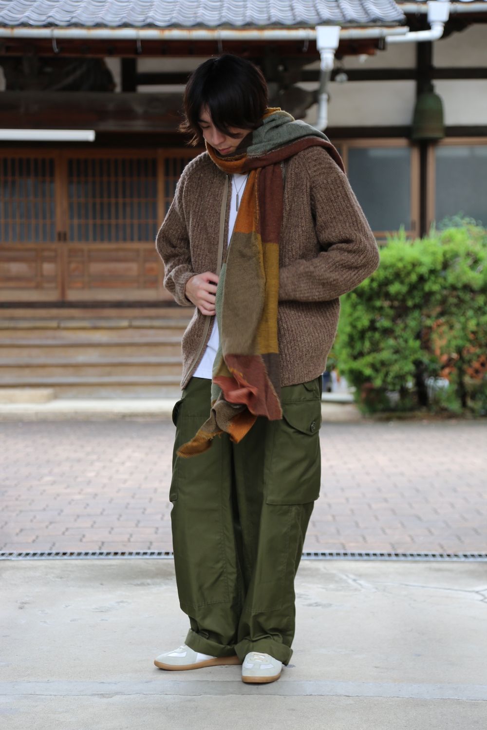 YOKE NEW HARMONY BIG STOLE "multi color"style.2020.9.12.