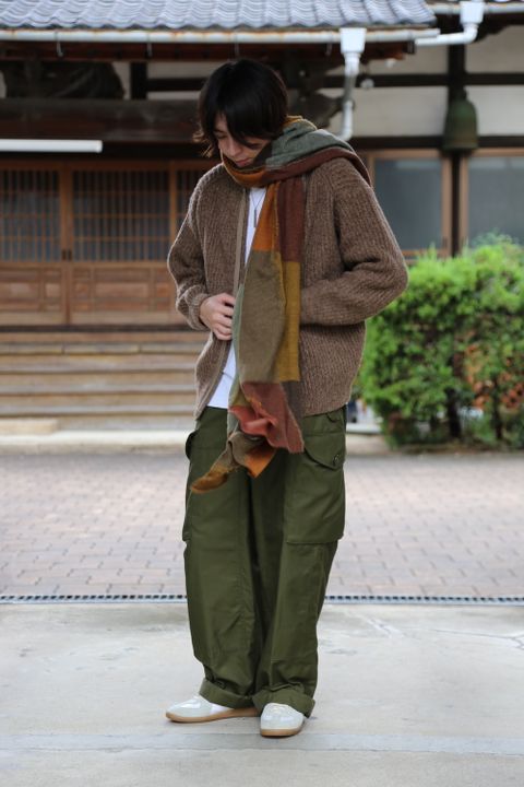 YOKE NEW HARMONY BIG STOLE "multi color"style.2020.9.12.