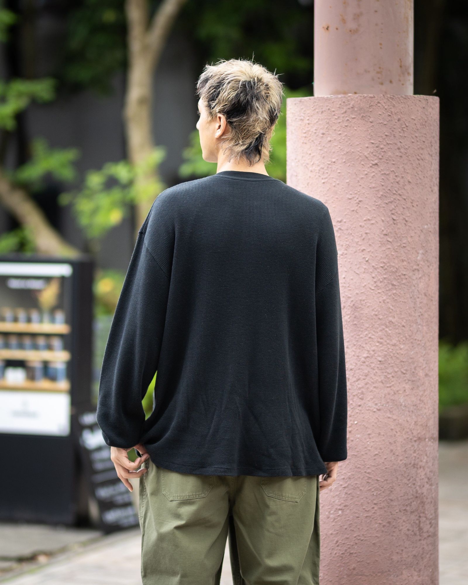 A.PRESSE Cashmere Blend Waffle L/S Henley Neck Shirts 6月6日(土)新作発売！