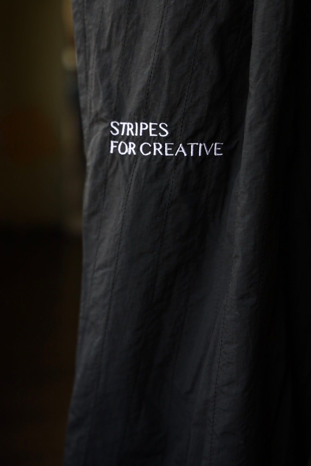 S.F.C 25SS エスエフシー STITCHED WIDE TAPERED EASY PANTS(SFCSS25P02)Black