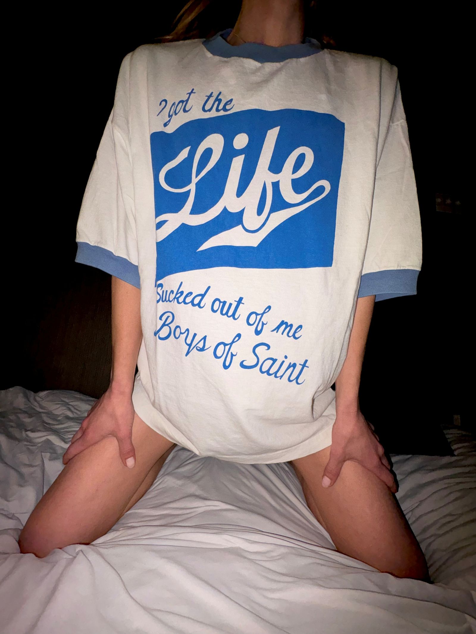 セントマイケル 26SS RINGER TEE BOS_SS T-SHIRT(SM-MK8-0000-C16)WHITE☆4月29日(水)新作発売！